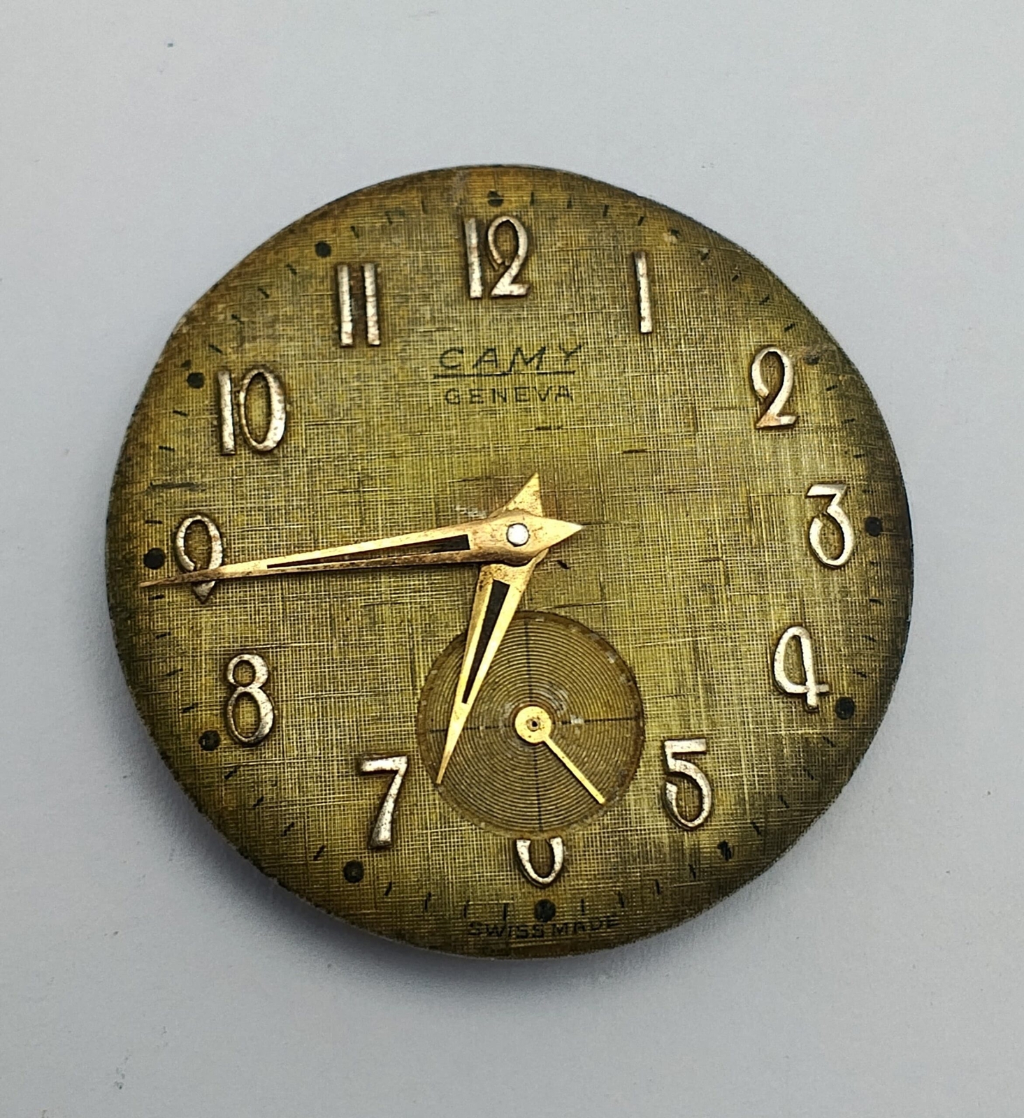 Camy Cal.1002/984 Manual Winding Movement Vintage Swiss Watch Parts For Repair