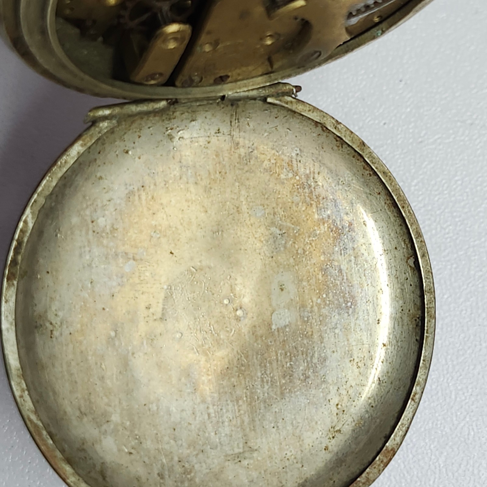 Systeme Roskopf Pocket Watch Movement Case Salvage Parts Repair As Is