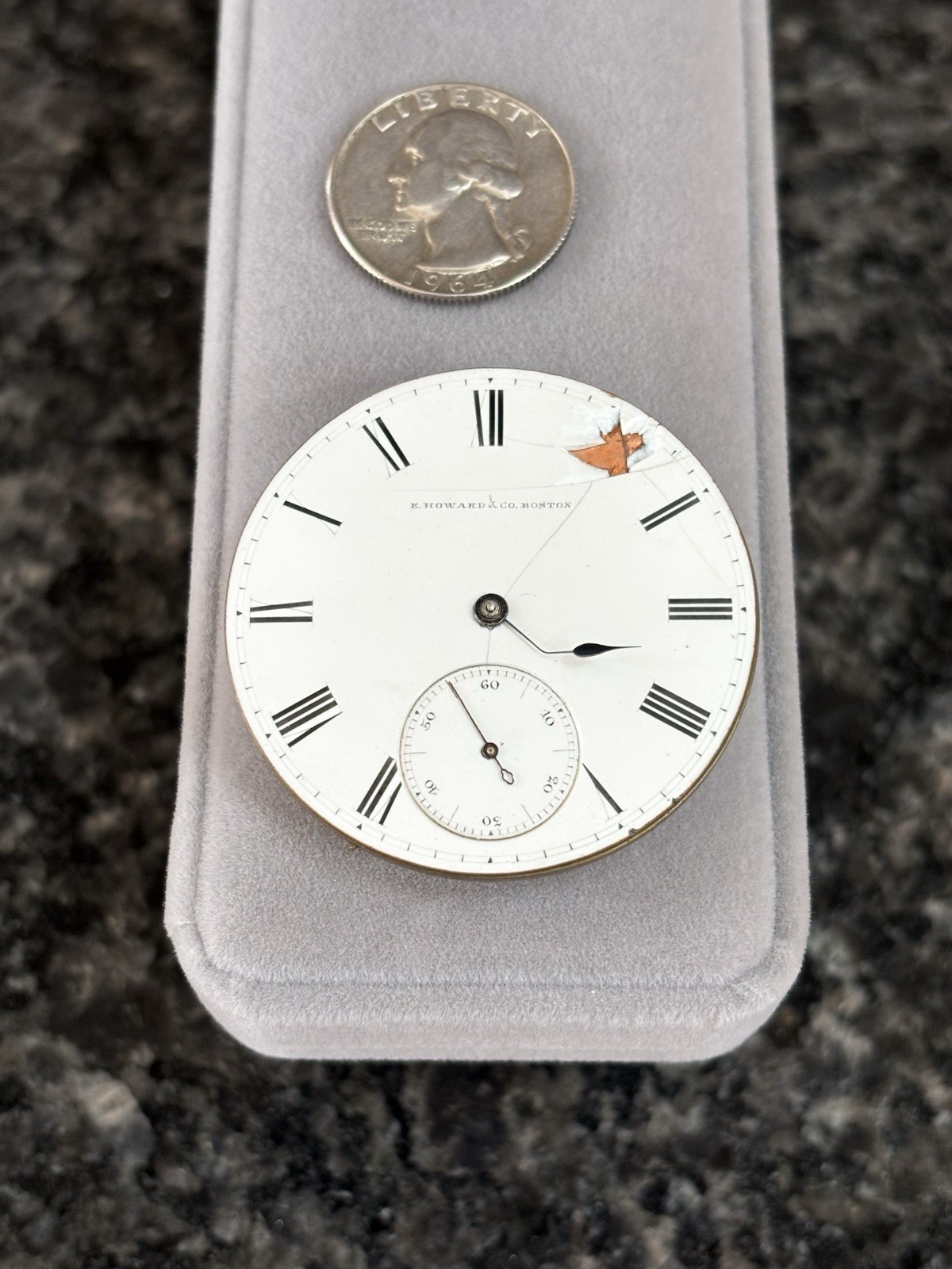 Antique 1868 E. Howard & Co. Series III Size N 15j Pocket Watch Movement – RARE