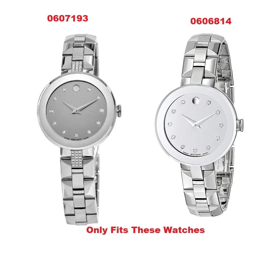 Movado 0606814 Sapphire Women’s Watch Sizing Screw 0607193