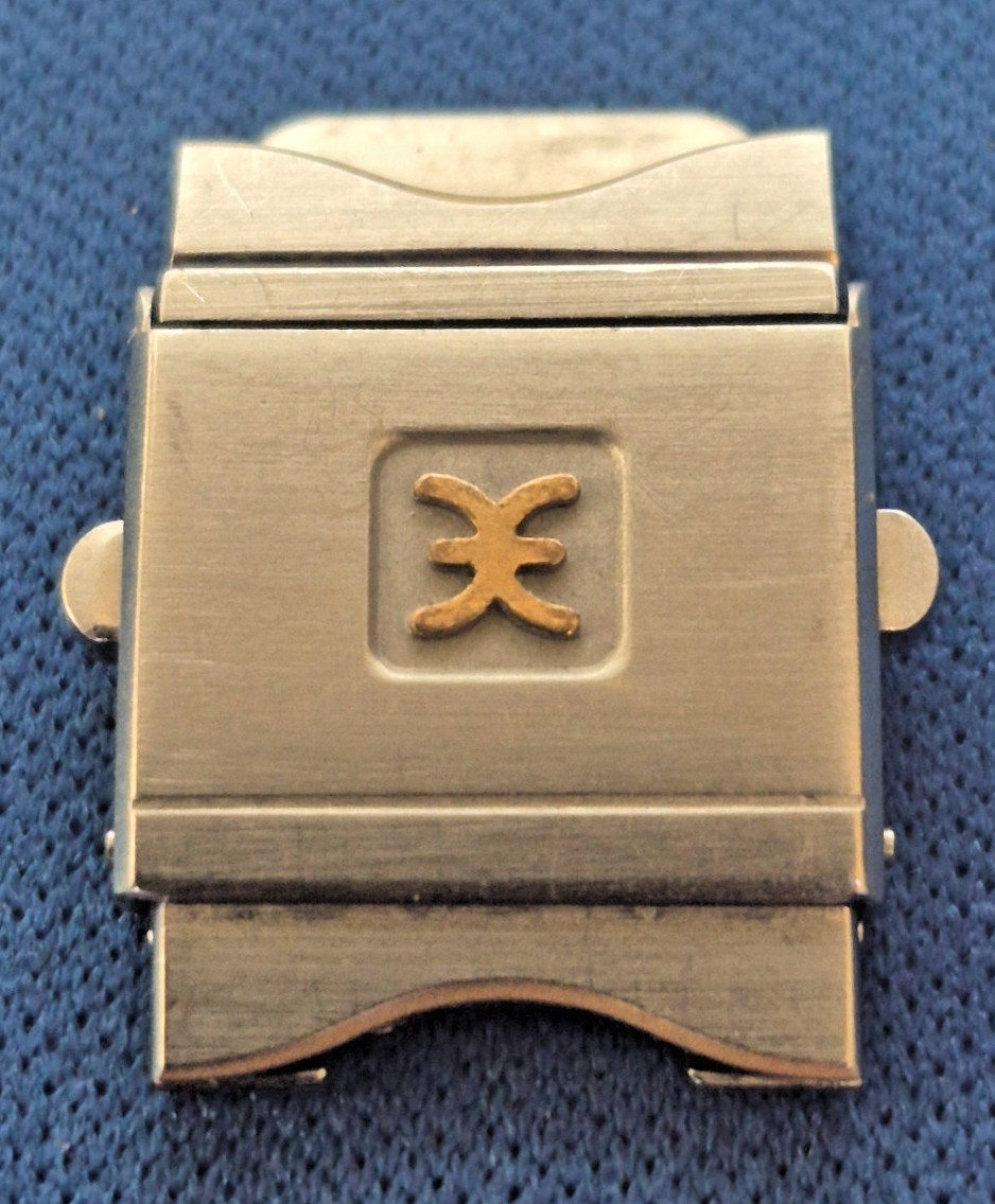 Ebel Sport Classic Wave Men Gold and Steel Watch Clasp Buckle For 15mm Band
