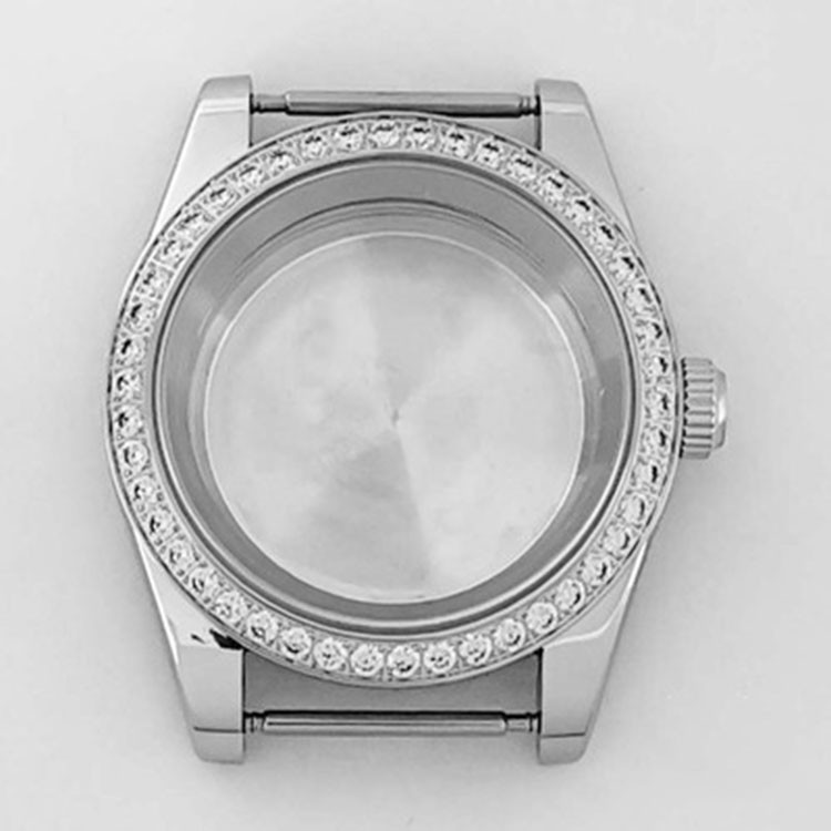 39mm Stainless Steel Watch Case Modified With Watch Part For Nh35/36 Movement