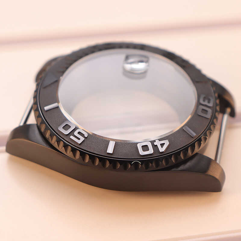 40mm Diver Watch Case Sapphire Glass For Seiko nh35 36 8215 Movement 28.5mm Dial
