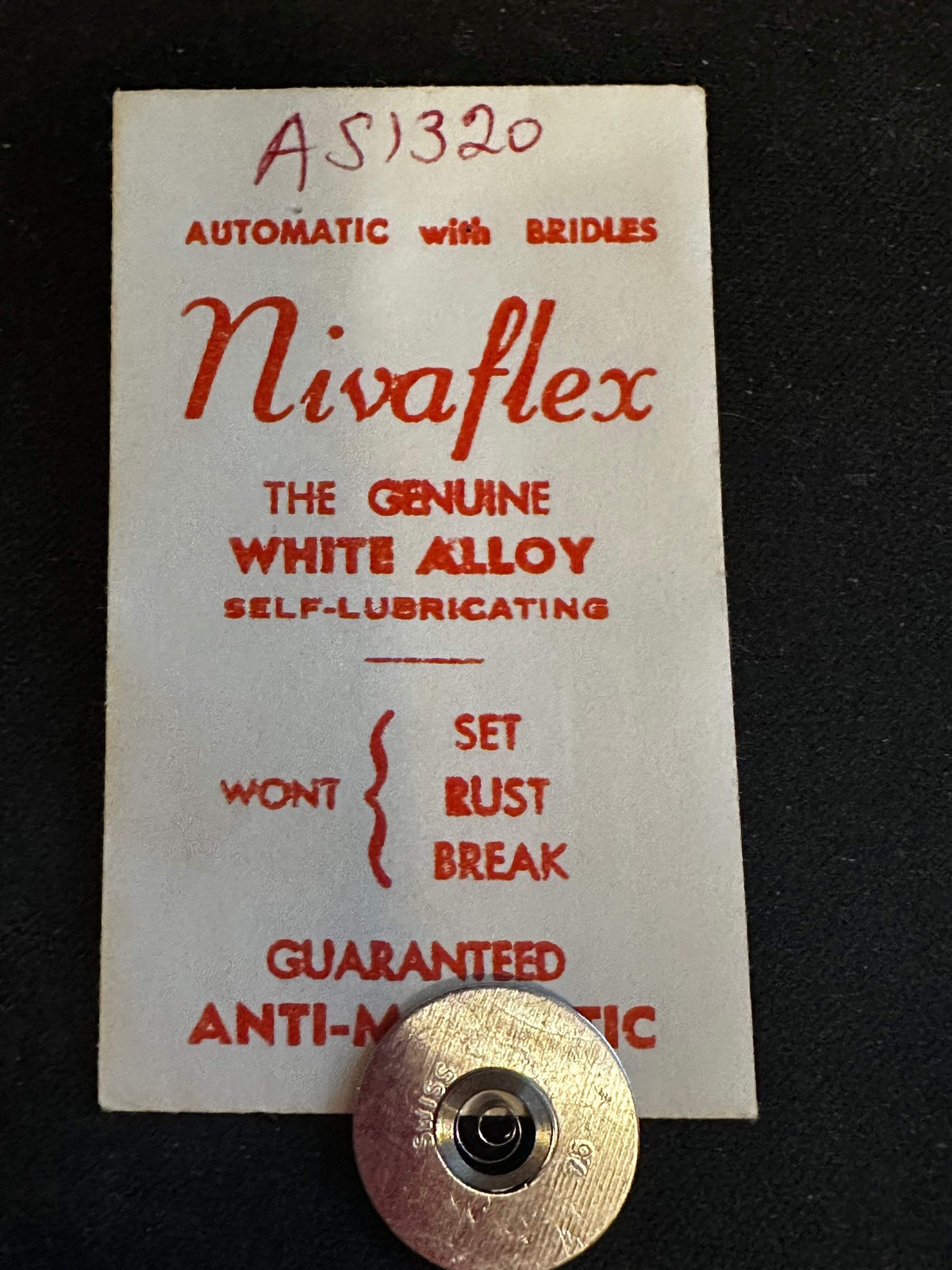 Nivaflex Mainspring for Gruen 460, 470, 475, AS 1320, 1323 – Alloy