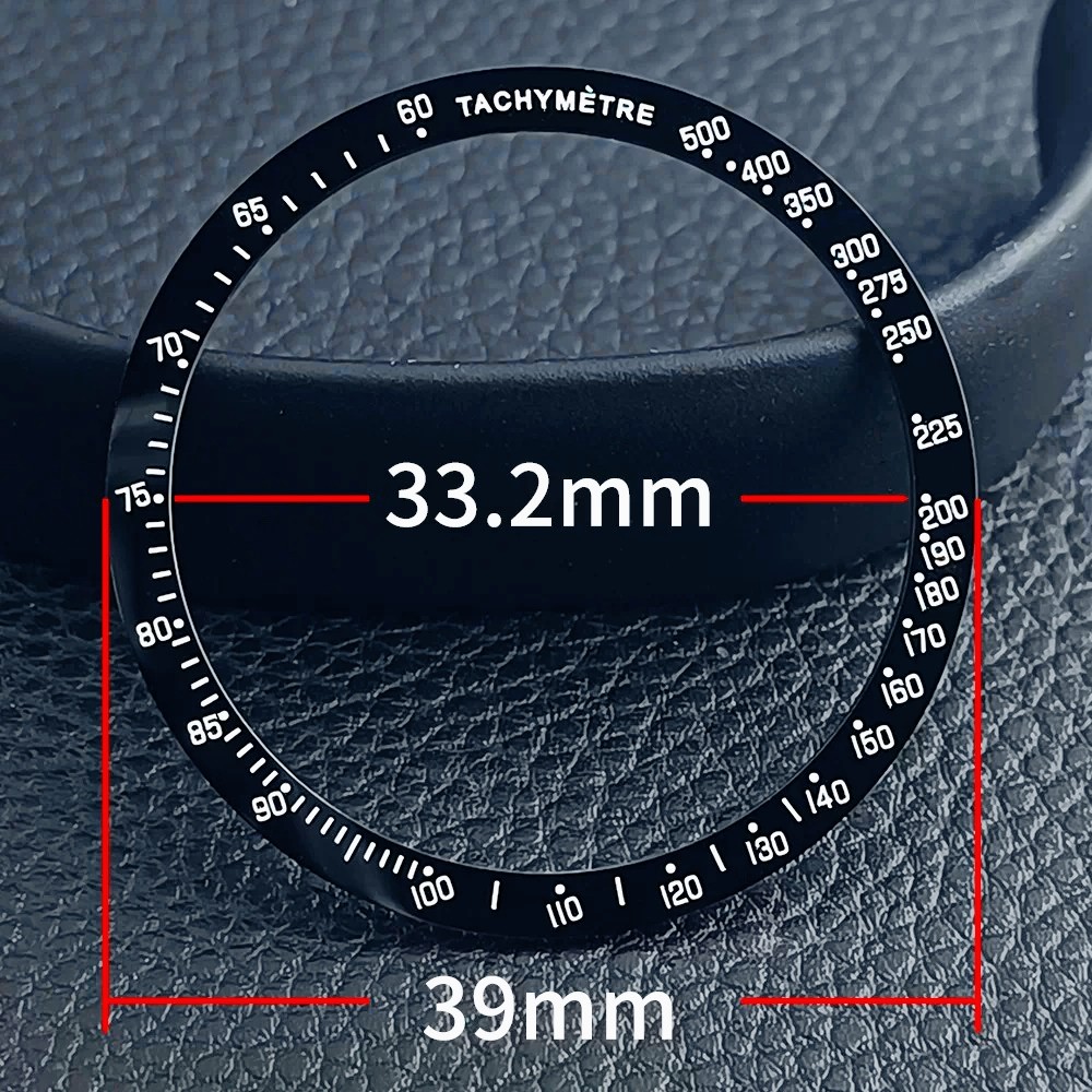 Watch accessories bezel size 42.8mm * 37.2mm/39mm * 33.2mm ceramic bezel