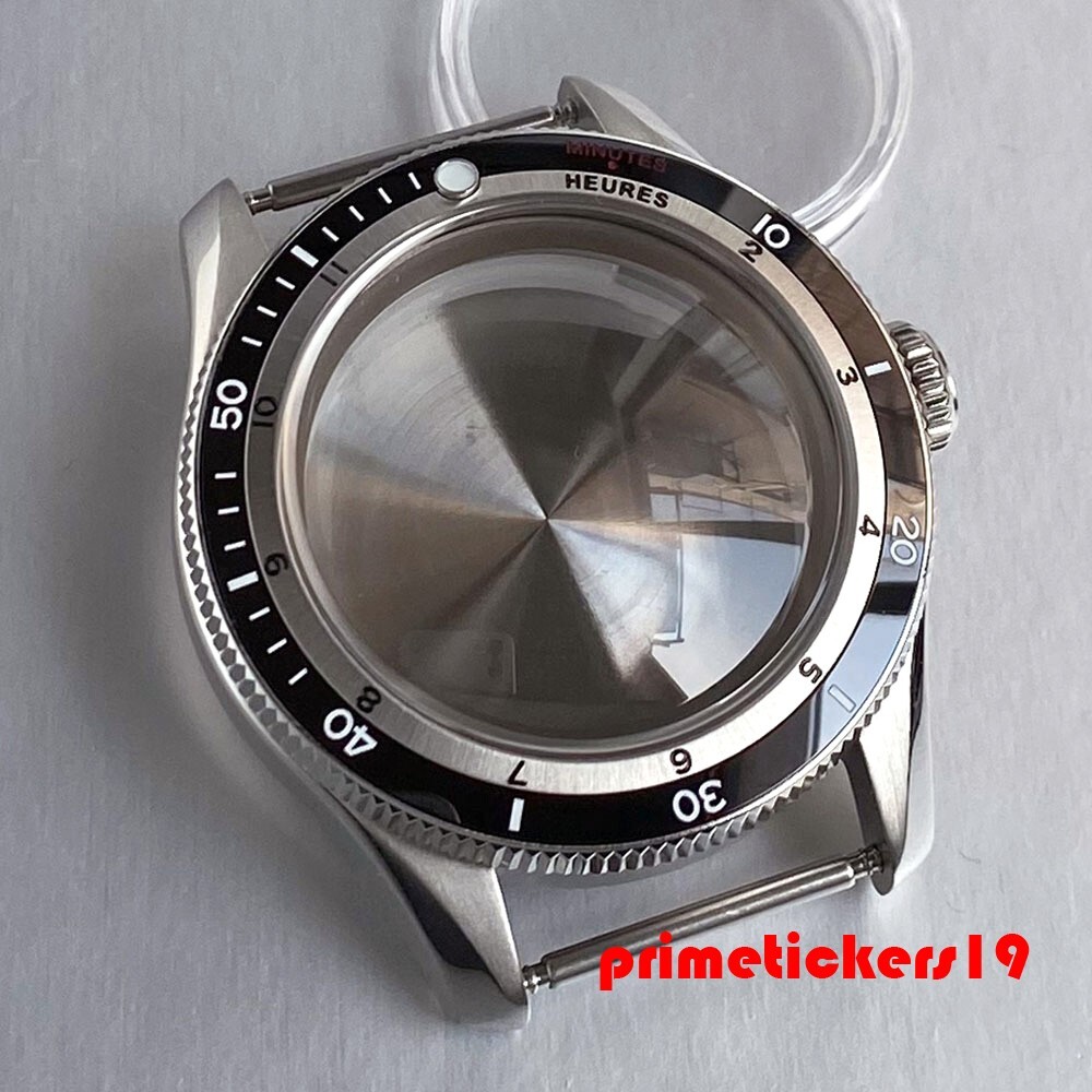 Domed Sapphire Dive 40mm Men’s Watch Case+Band+Inner Ring 20BAR Fit NH35 PT5000