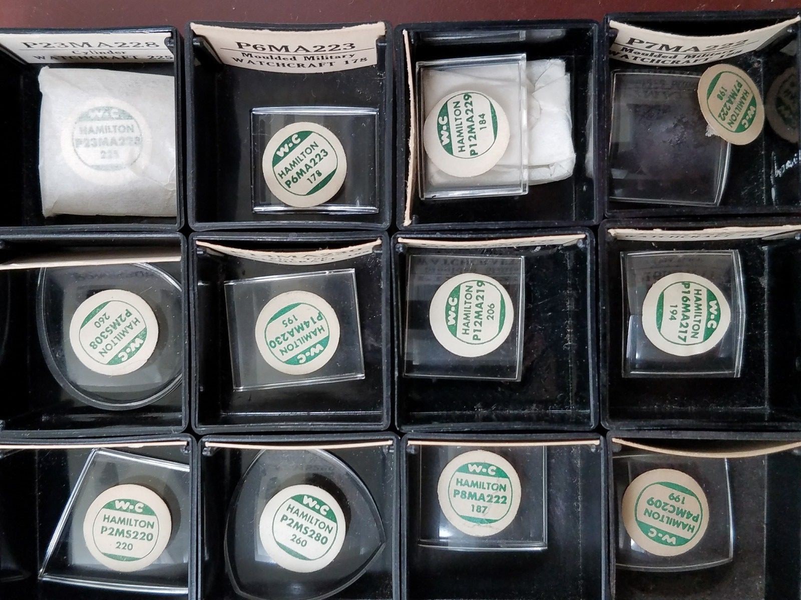Vintage Hamilton Watchcraft Molded Wristwatch Crystal NOS Free Shipping #23