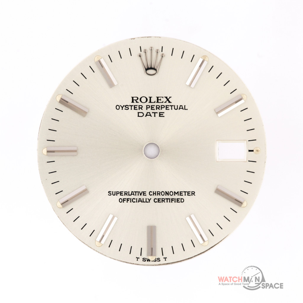 Vintage Men’s Rolex Date NQ 34mm 1500 1501 1503 Silver Stick Dial S/S #L45