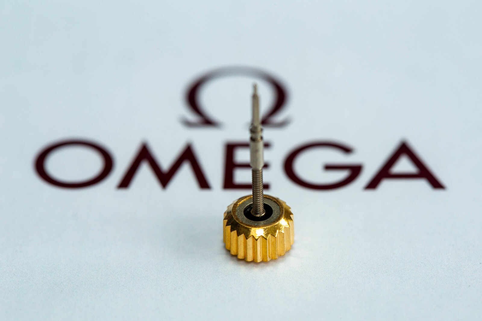 Original Omega Gold Plated Crown + Stem Cal. 861 – NOS