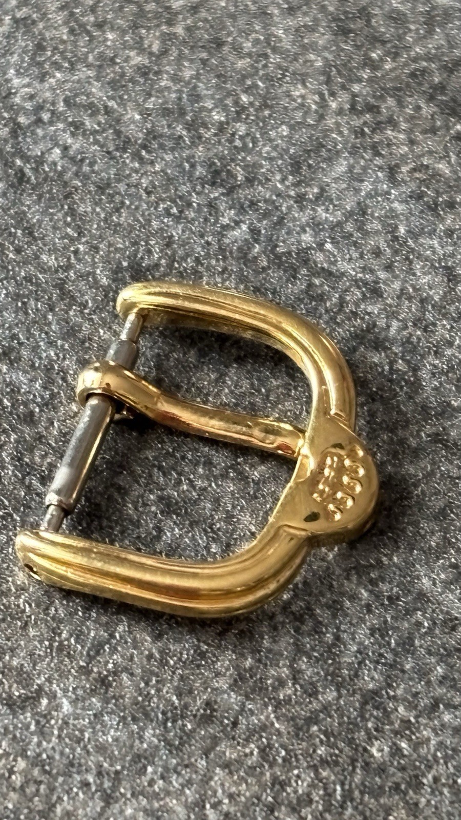 Vintage 16mm Pryngeps Buckle Gold Steel Buckle Original Men Strap