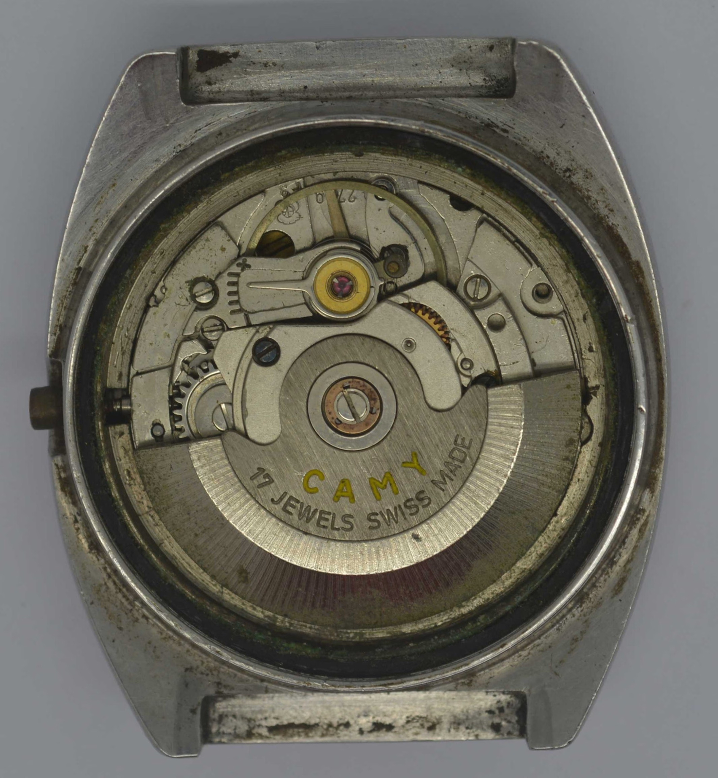 Vintage CAMY Montego Steel Watch. Ref 7643, Cal 2789-Repairs