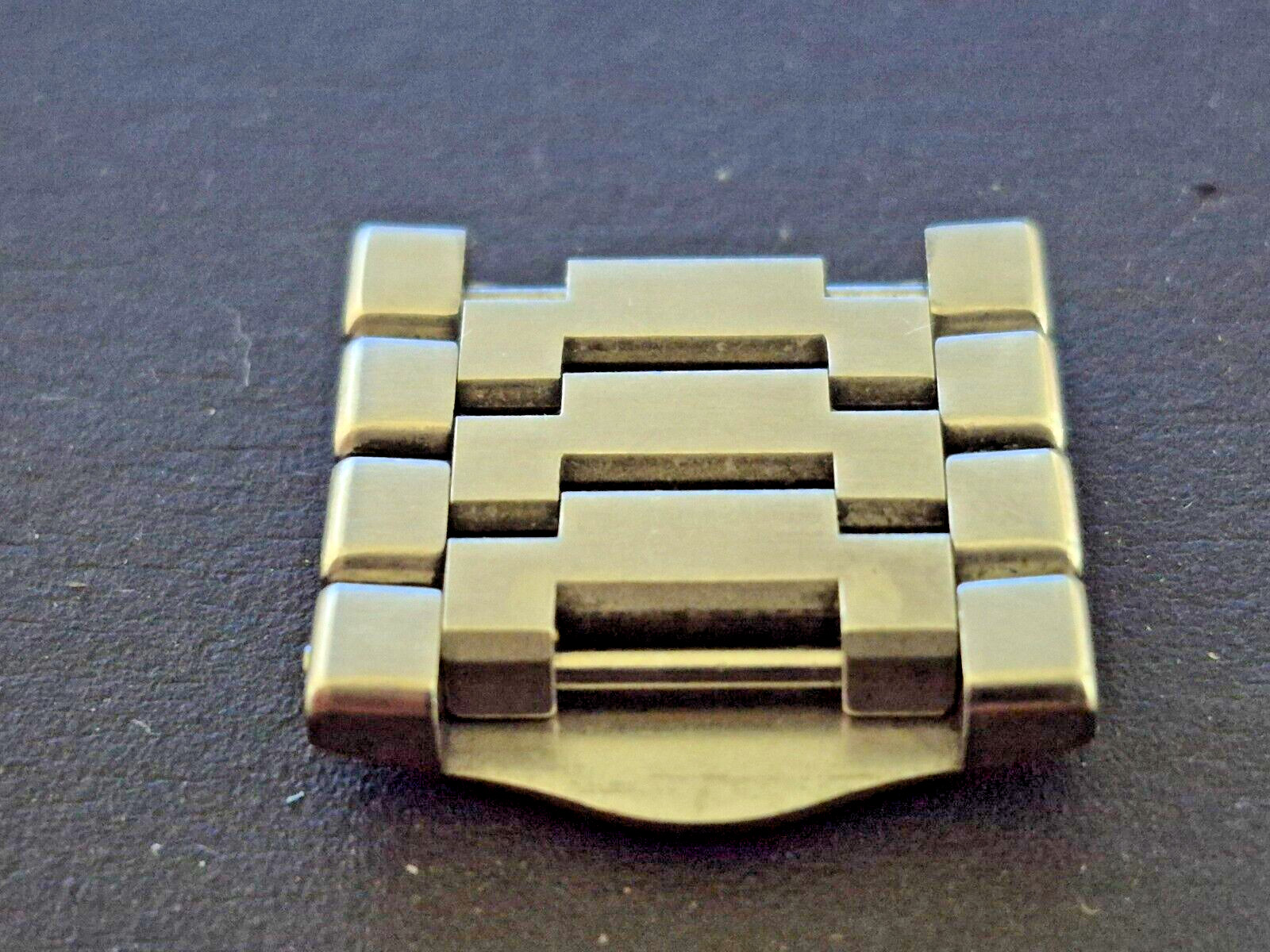 4 EBEL Classic Wave 22.5mm Extra Replacement Link Stainless Steel and Gold & Pin