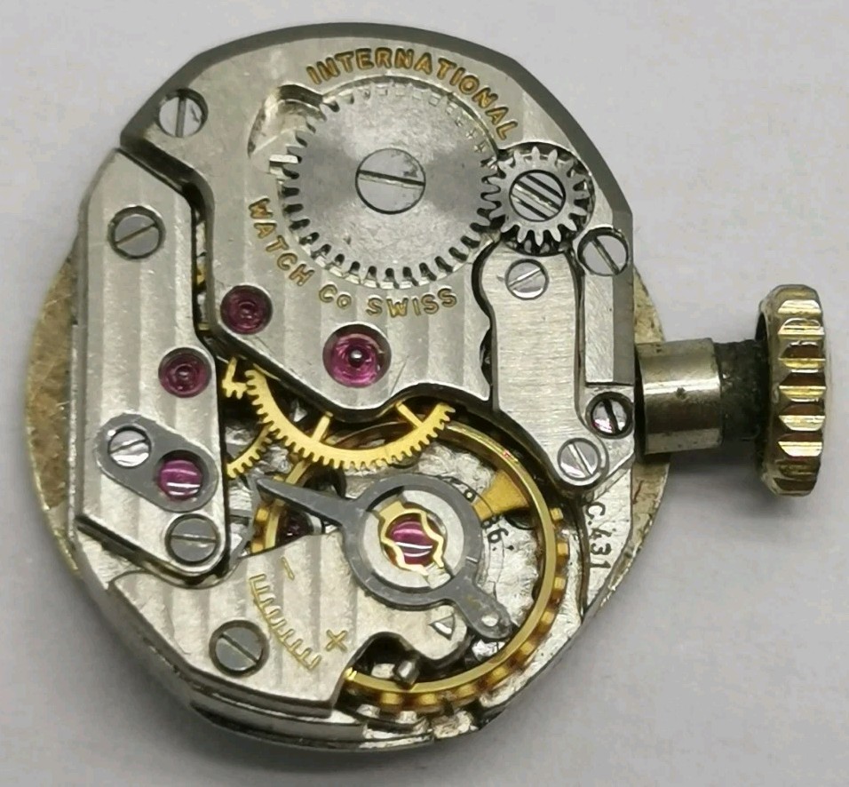 Vtg 1960s IWC International Watch Co Calibre C.431 Ladies Wrist Watch Movement