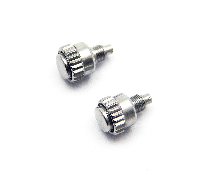 Genuine Rolex Daytona 16520 Stainless Steel Set of 2 Watch Pushers B24-P402