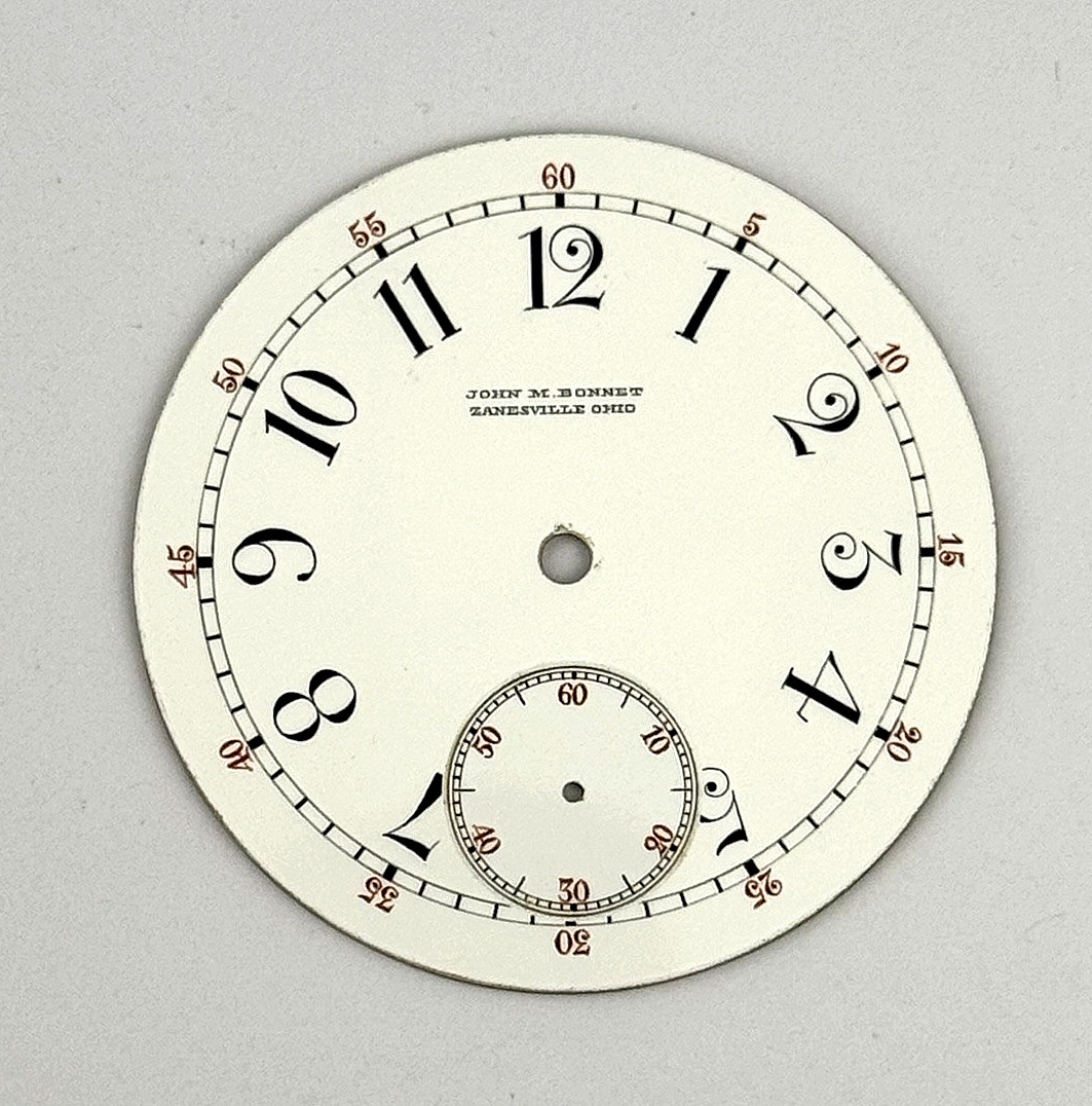 John Bonnet Patek Philippe Pocket Watch Dial 42.85mm Private Label Parts (546)