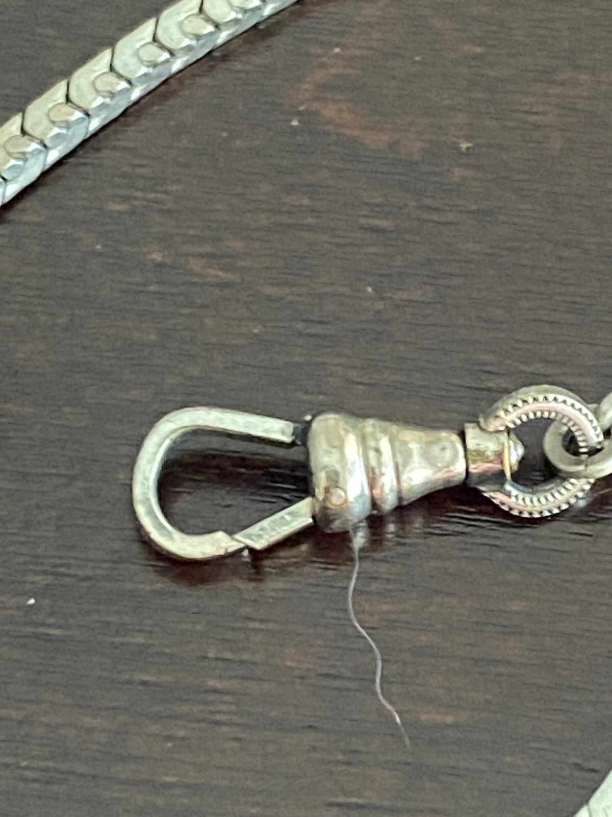 VINTAGE 13 INCH 1/20TH 12K GOLD FILLED POCKET WATCH CHAIN, NICE