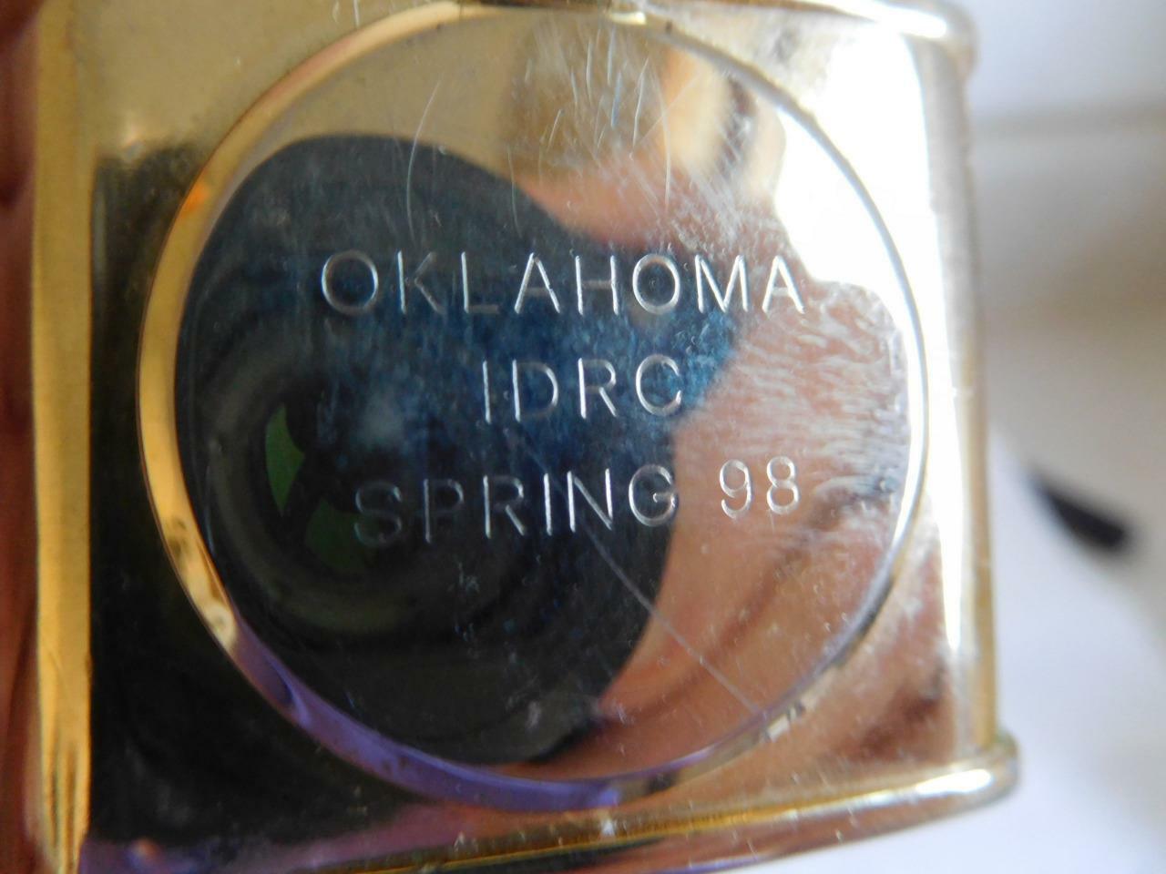 IDRC Lady vtg GREAT SEAL the STATE of OKLAHOMA Presentation pocket wind up WATCH