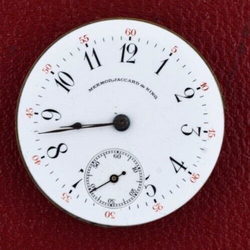 Mermod Jaccard & King 0 Size 15J Watch Movement RUNS