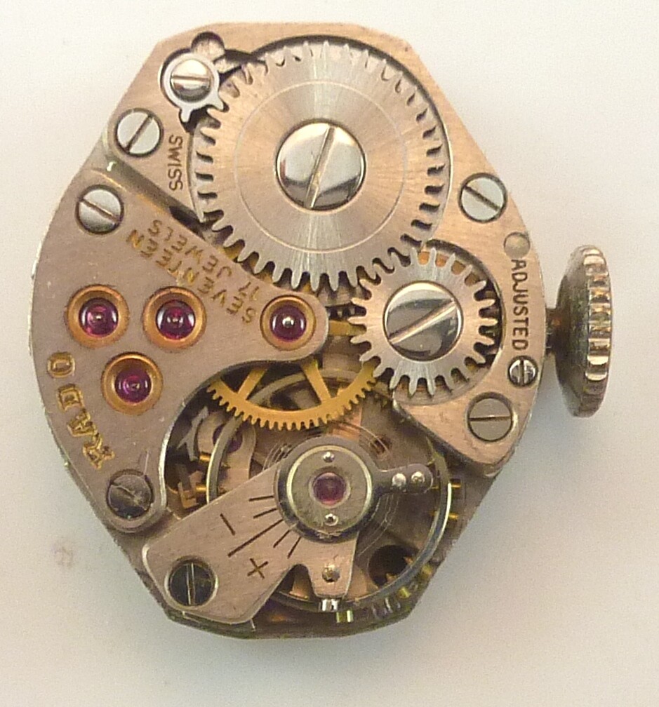 Vintage Rado Mechanical Wristwatch Movement – Parts / Repair