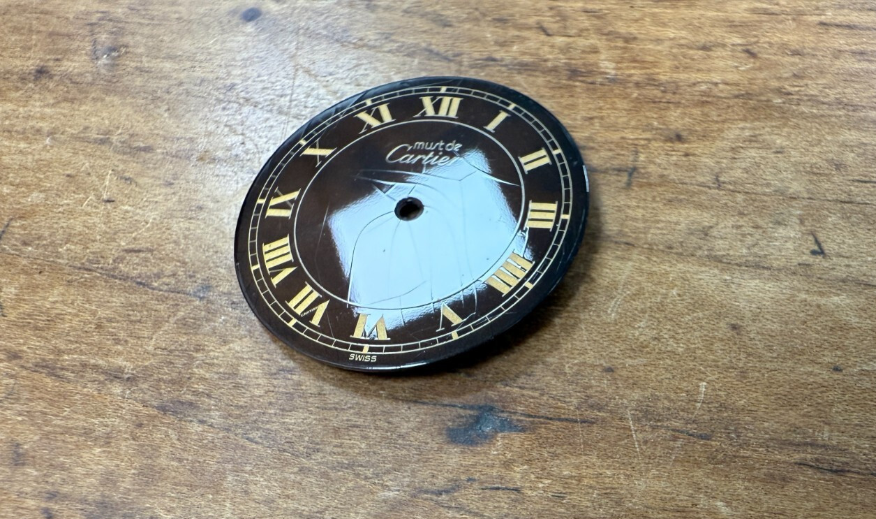 Used Cartier Must GM Brown & Gold Color Spider Dial #VC100299 26mm Diameter