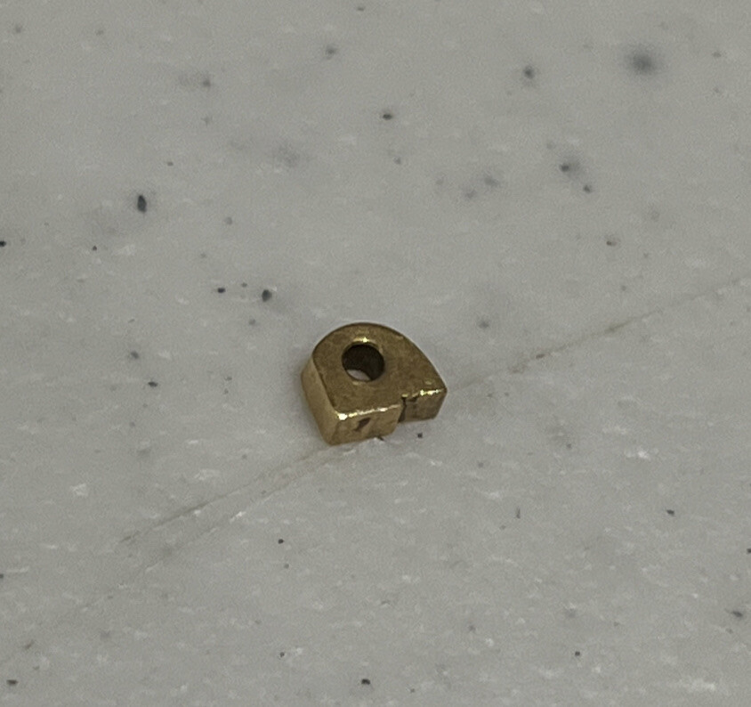 Cartier Panthere Ladies Case Attachment Link Piece Yellow Gold Authentic