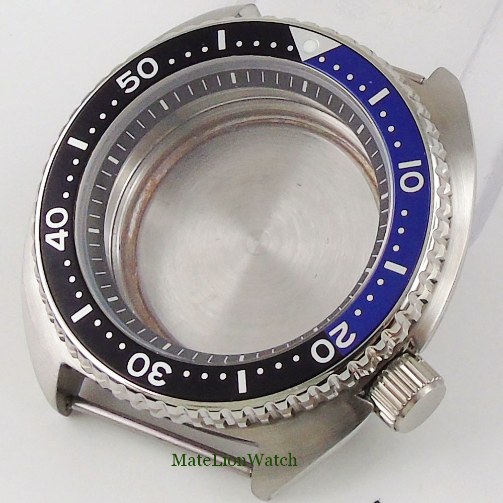 Flat Bezel Insert Aluminum Watch Ring 39mm*32mm Fit 45mm NH35 Model Watch Case