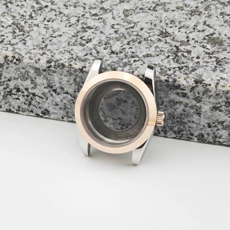 31mm Matte Sandblasted Watch Case Sapphire Glass For NH05 NH06 Movement