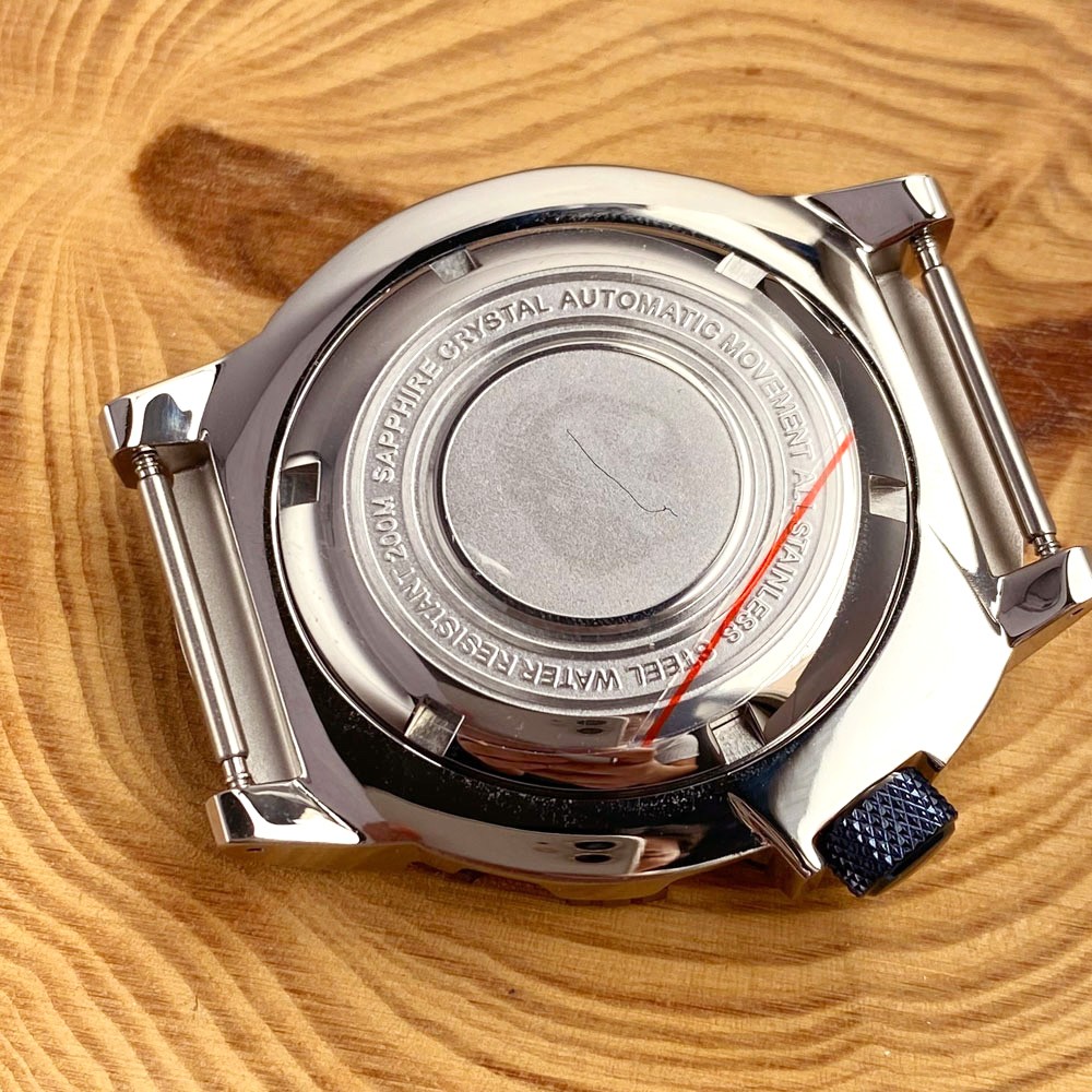 20ATM Dive Monster Watch Case 42mm Steel Bracelet Sapphire Crystal Fit NH35 NH36