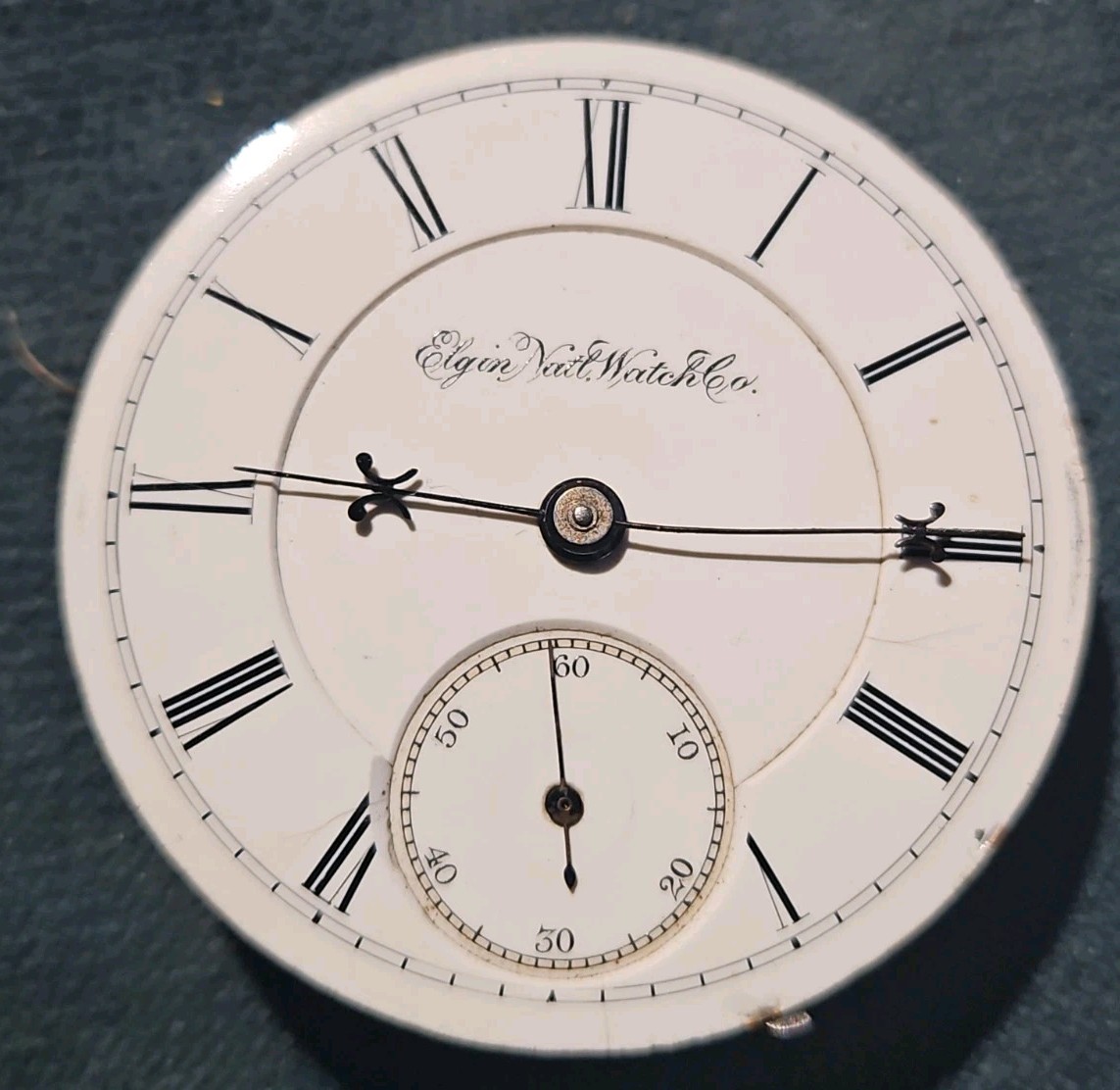 Elgin B W Raymond 18s 15j Hunter Lever Set Double Sunk Pocket Watch Movement