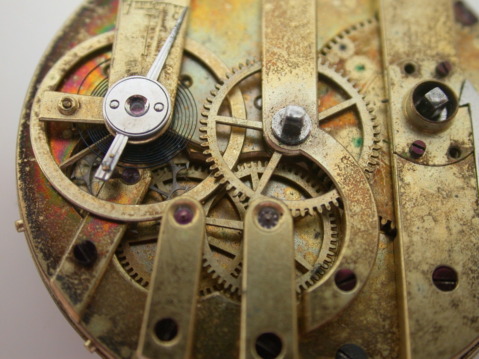 WATCHMAKERS – EARLY KEY WIND, KEY SET, 17 LIGNE POCKET WATCH – 28MR33