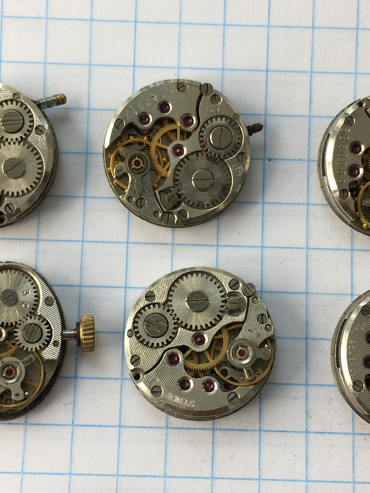 MOVEMENTS (20pcs) FOR Women’s WRIST WATCH Chaika Vintage USSR for parts