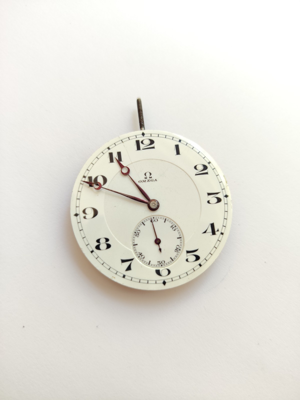 Vintage Omega 18 LPB pocket watch movement – Working. (R-2595)