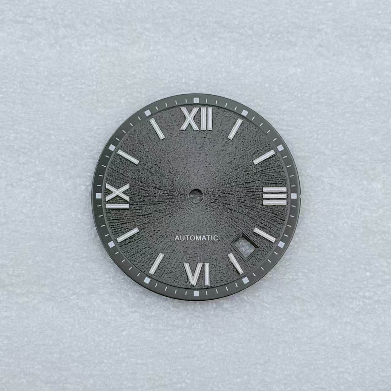 New NH35 Dial 31.8mm Black Purple Fit NH35/36 Movements Watch Accessories