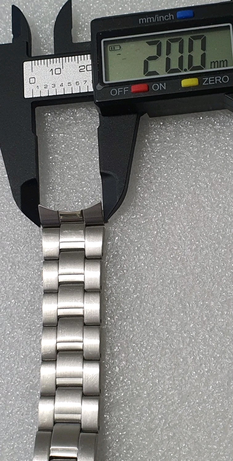 Seiko Chronograph 7T92-0MF0 Stainless Steel Bracelet M01M-T.I Genuine 20mm/2.0cm