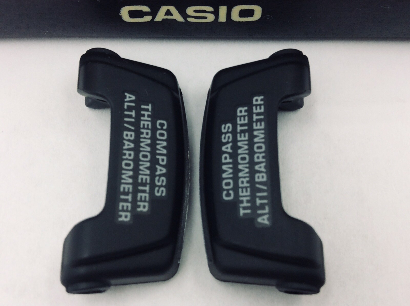 2 X Casio Genuine Pathfinder PAG-240 Rubber Cover End Pieces PRG-130 PAW-1500