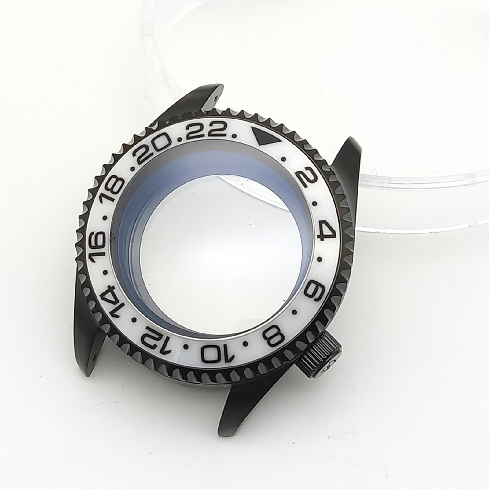 42MM Watch Case Modified SK007 Sapphire Glass Steel Case for NH35/NH36 movement