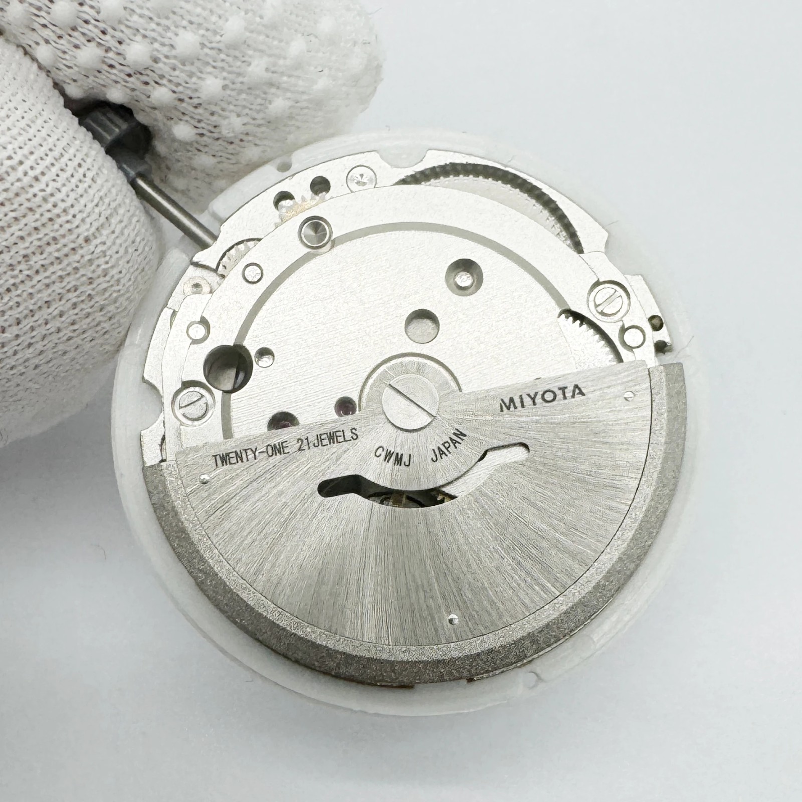 Genuine Miyota 8285 Day-Date Movement 21 Jewel Week at 12:00 Date at 3:00 + Stem