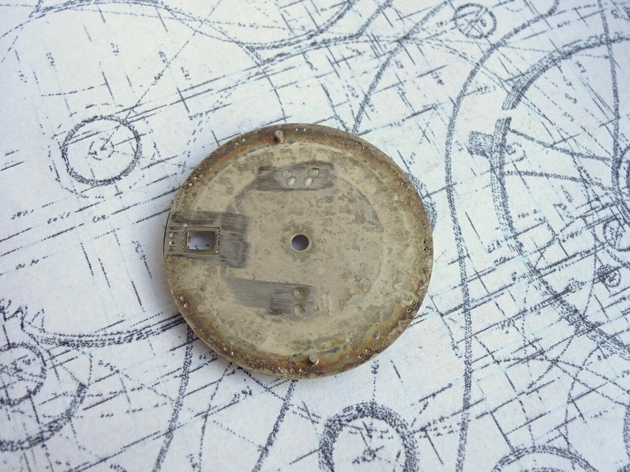 Longines ‘Ultronic’ Watch Dial for cal.6312 (ESA9162) (ref 646)