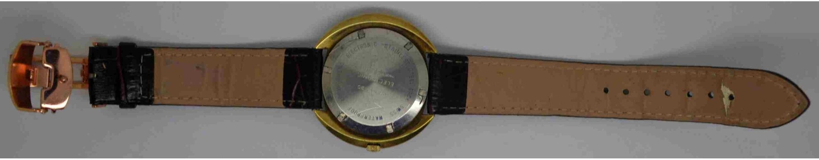 VTG MONDIA ELECTRONIC Gold Plated Wristwatch. Ref: 07.819.20, Cal: 9154. For Ser