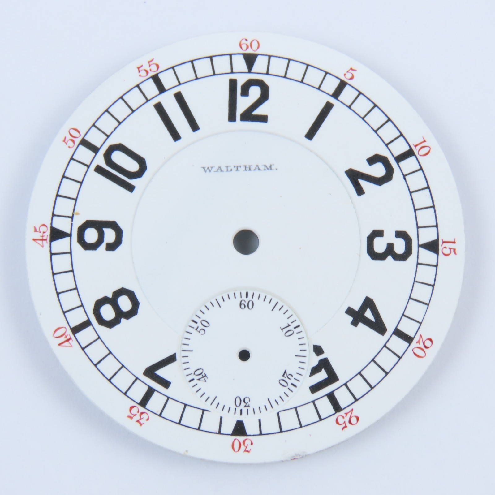 Rare Waltham 18 Size 23 Jewel Grade1892 Railroad Pocket Watch Double Sunk Dial