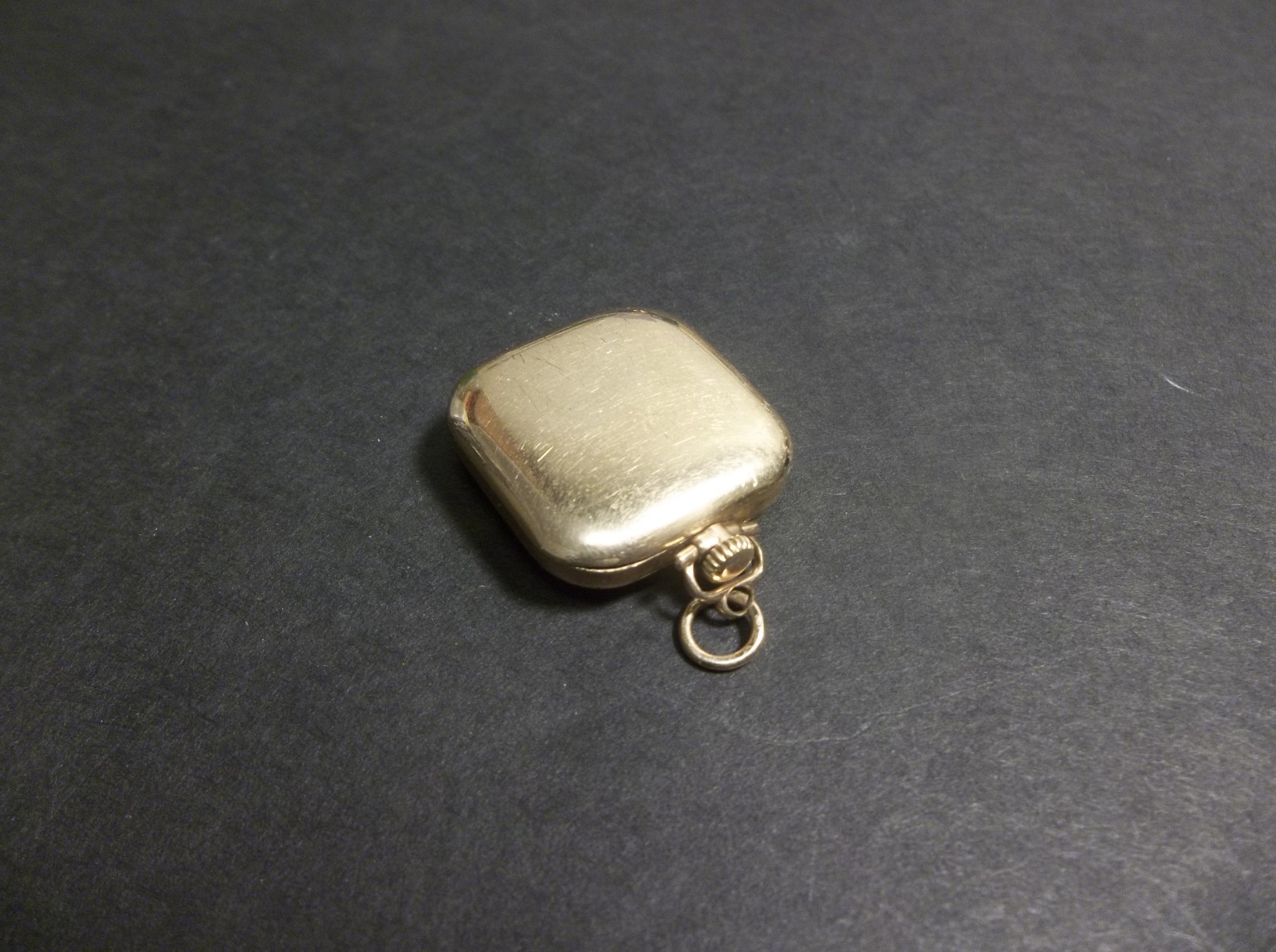 Ladies Lancet Square Pendant Watch-15 jewels-5 adj Parts/Repair/Scrap Not Workin