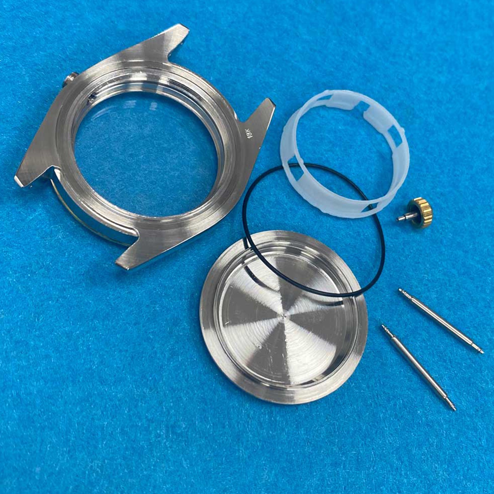 39MM Steel Watch Case Sapphire Glass for8215/8200/821A Mingzhu2813/3804 Movement