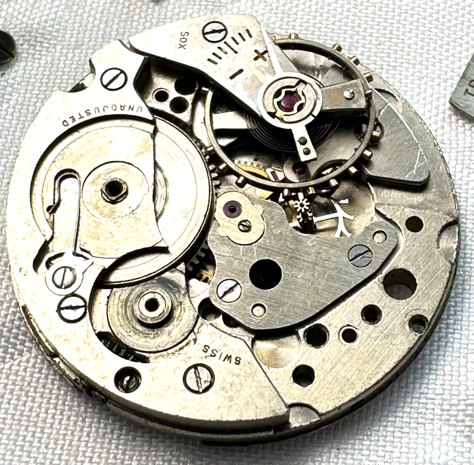 Sears Roebuck Traditions 17 Jewel Wrist Watch Mechanical Movement FOR PARTS