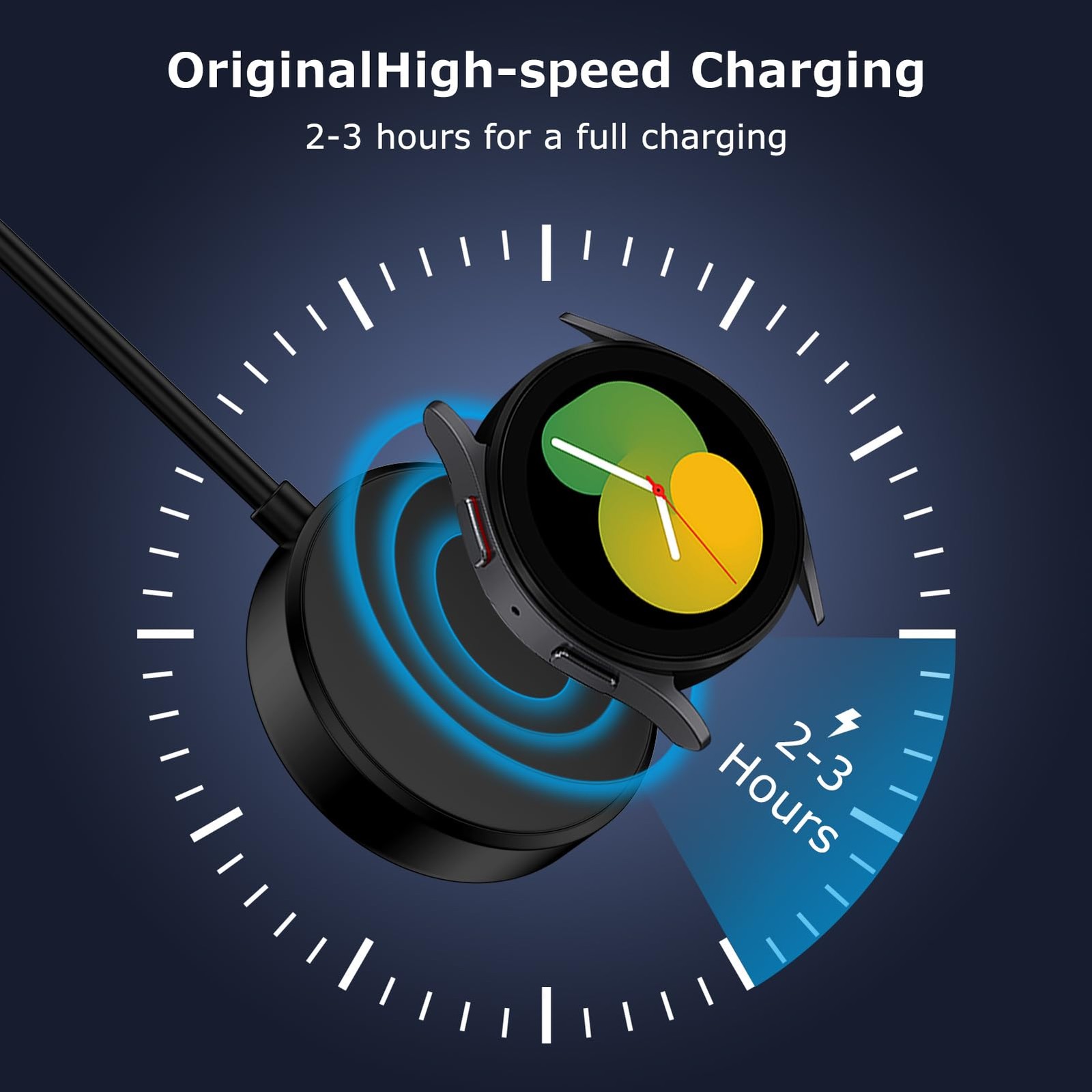 Original Samsung Galaxy Watch 7 Fast Wireless USB-C Charger Black EP-OL300