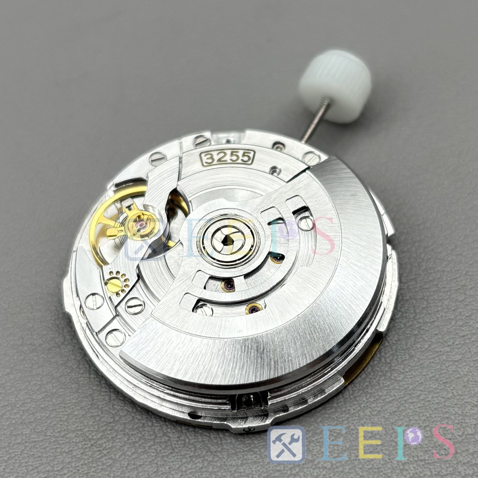 Automatic Mechanical Movement Dual Calendar 3255 31 Jewels Blue Balance Wheel
