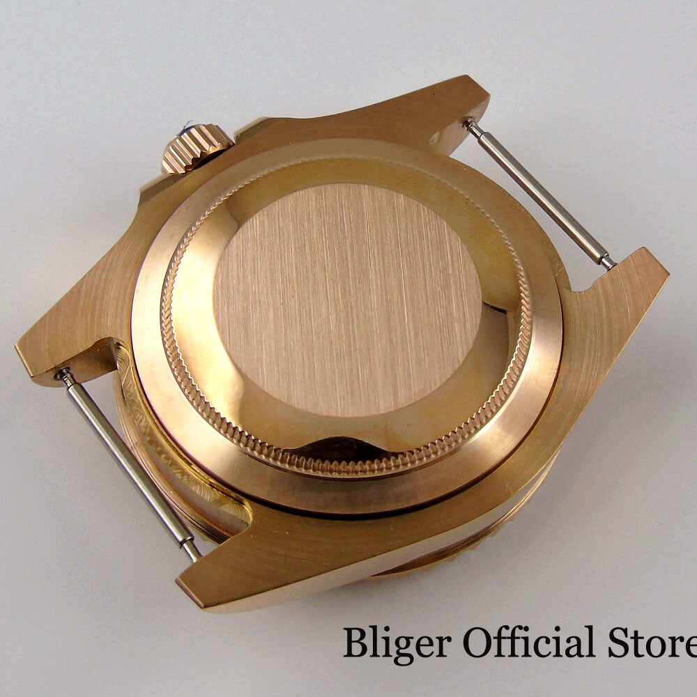 Rose Gold Watch Case for NH35A NH36A NH34 ETA2824 PT5000 MIYOTA Sapphire glass