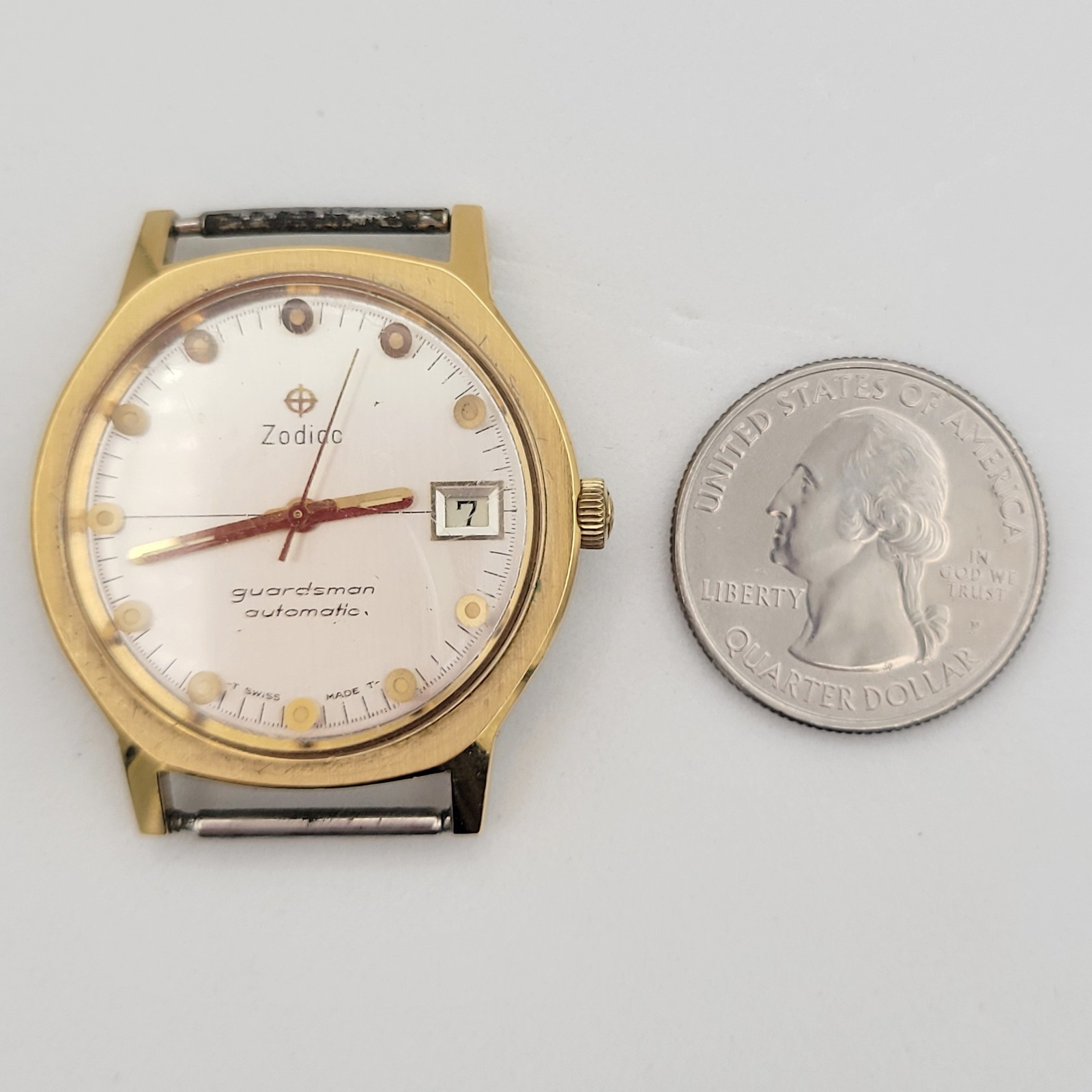 Zodiac Ref. # 70-72 Movement Guardsman 17 Jewel Automatic Watch WORKING 1960s