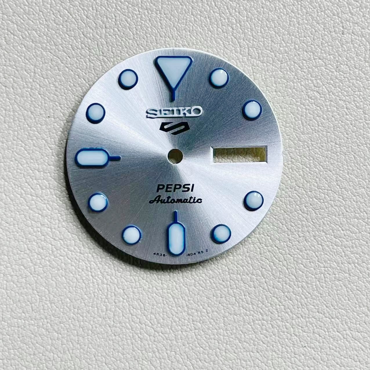 28.5mm Watch Dial Green Luminous For Seiko NH36 NH36A Movement SK007 Dials Parts