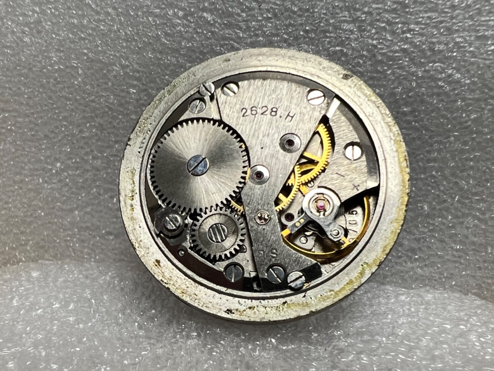 Watch movement USSR Raketa Cal.2628.H. plus Dial. For parts .