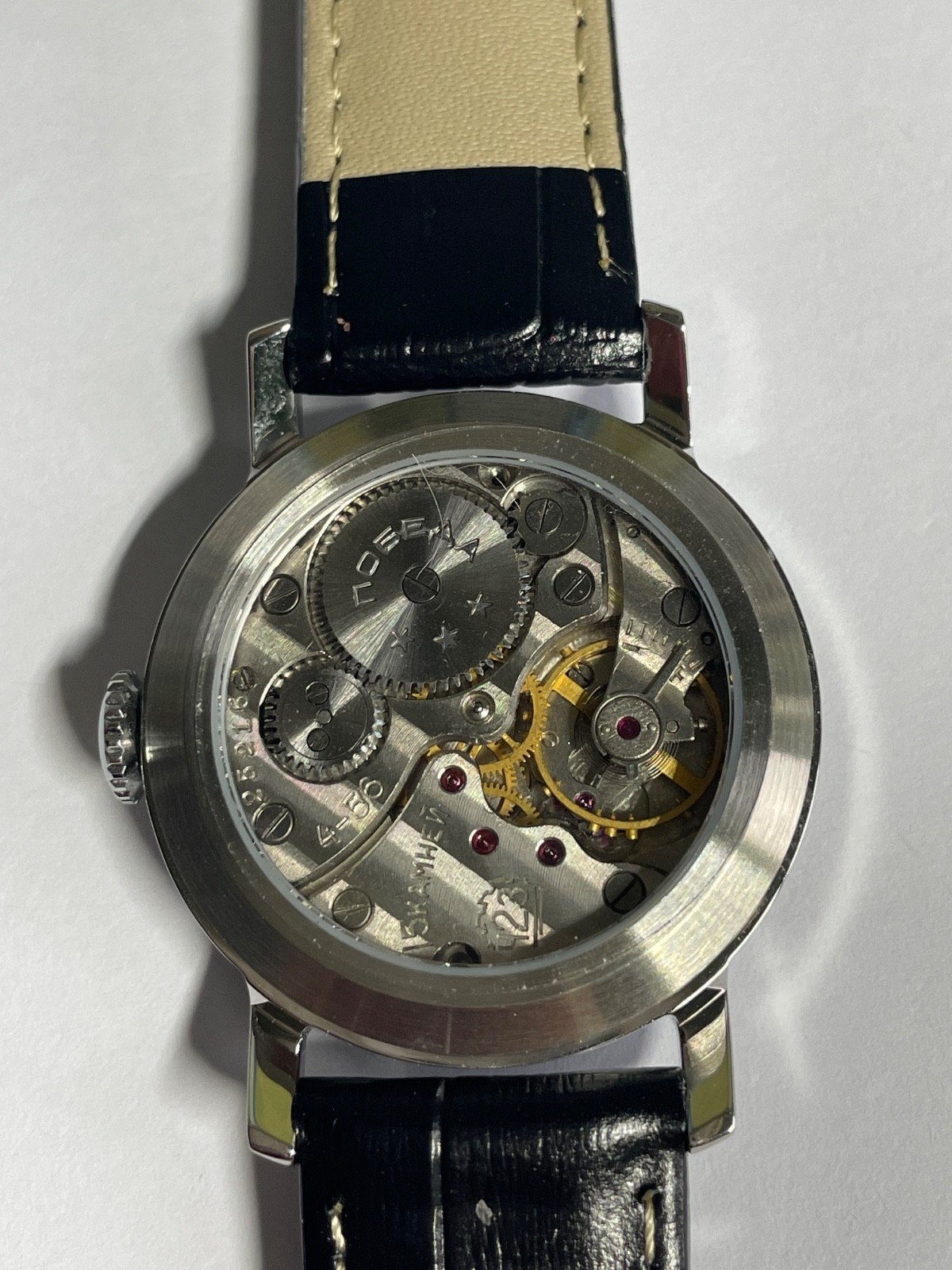 POBEDA SHTURMANSKIE 4kv 56 years MAN WRISTWATCH CH2Z 15 JEWELS mechanism USSR
